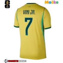 Moške Nogometnih dresov Brazilija Vinicius Junior #7 Domači SP 2026 Kratki rokavi